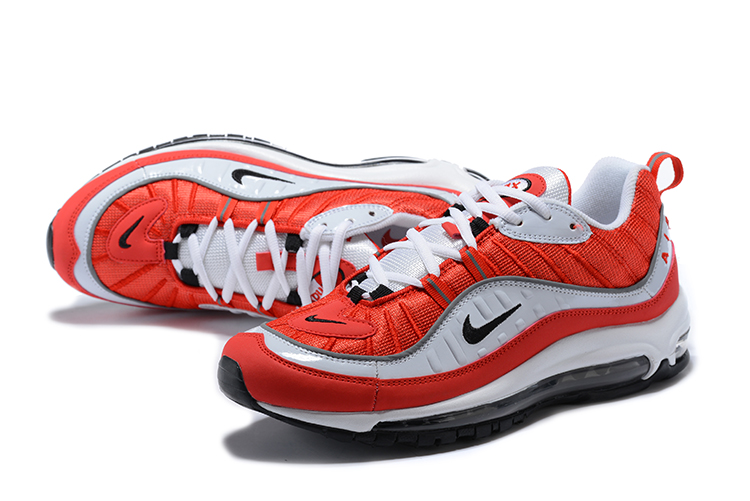 Men Supreme x NikeLab Air Max 98 Red White